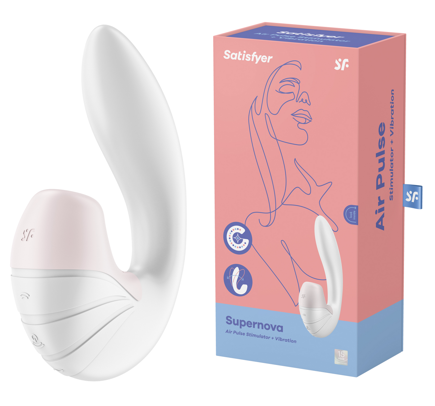 Druckwellenvibrator Supernova von Satisfyer air pulse vibrator