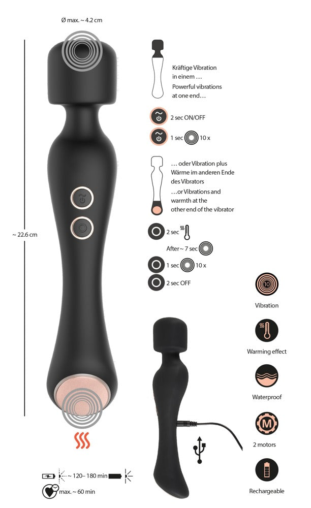 Massagestab Warming Wand von Cupa Schema