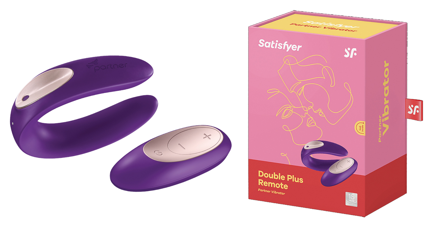 Paarvibrator Double Plus Remote von Satisfyer couple vibrator