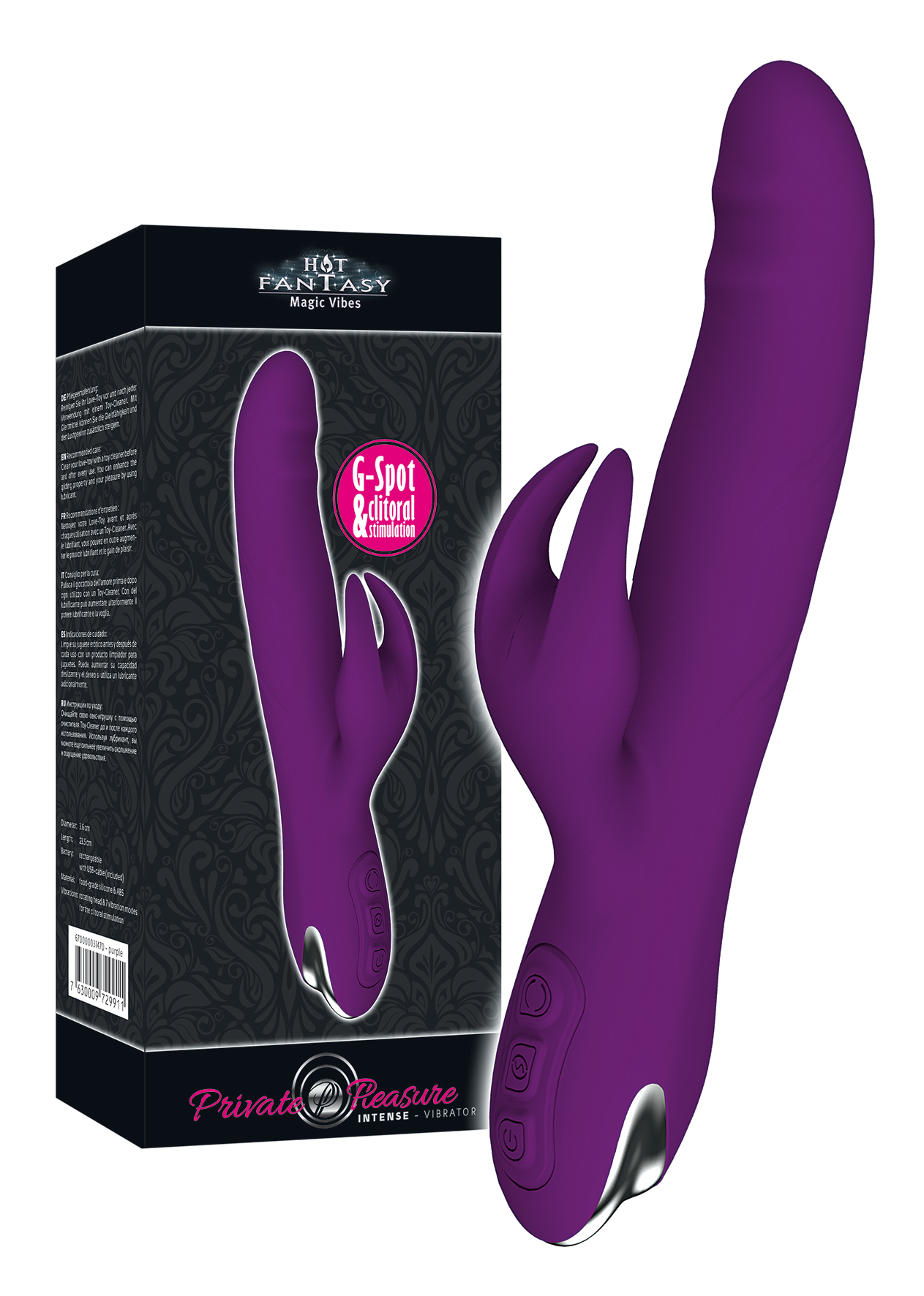 Rabbit Vibrator Private Pleasure Intense Vibrator von Hot Fantasy