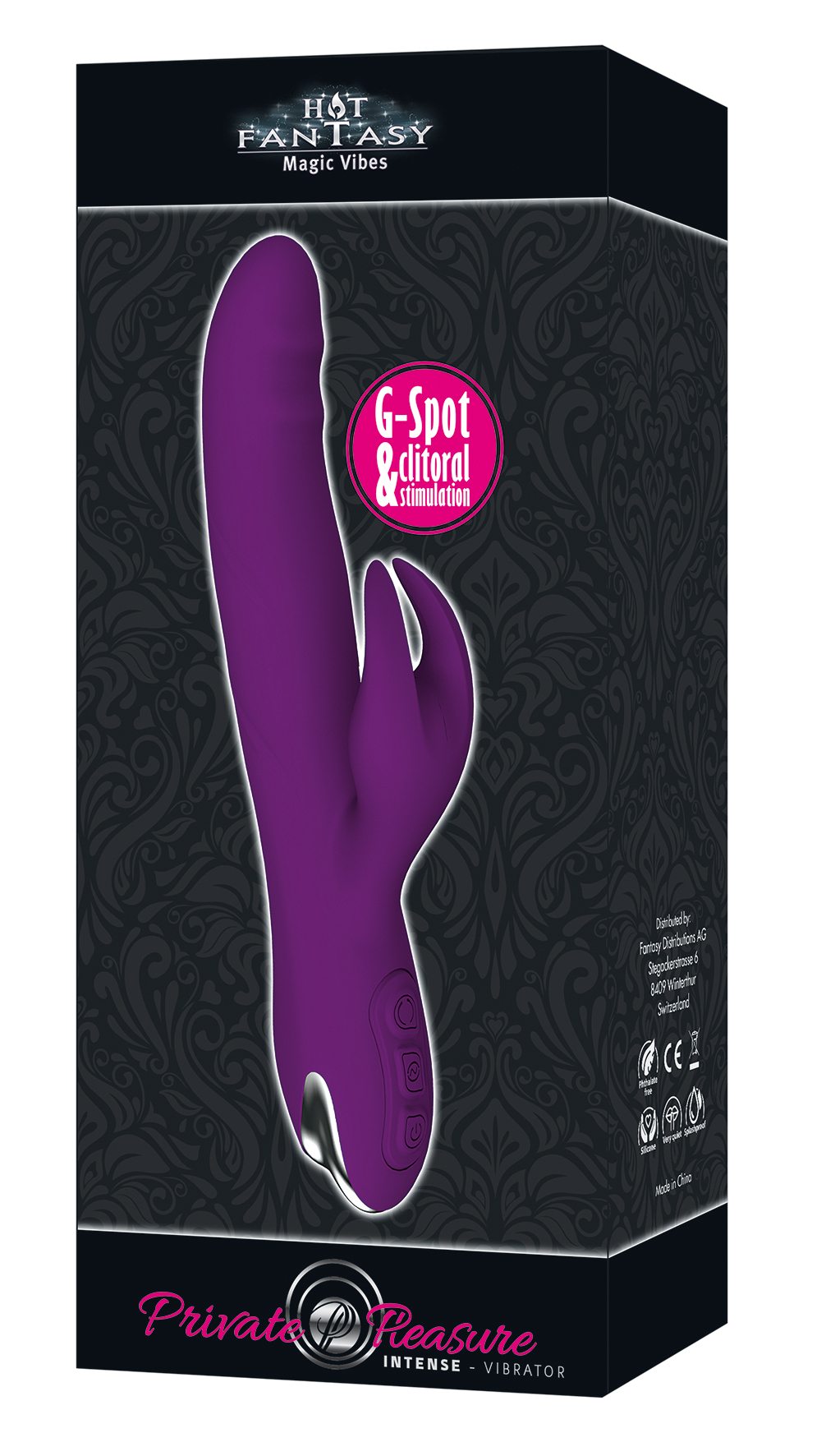 Rabbitvibrator Private Pleasure Intense Vibrator von Hot Fantasy